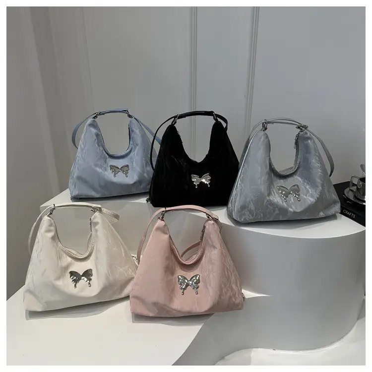 Blue Butterfly Crossbody Tote Bag for Women — feature 35