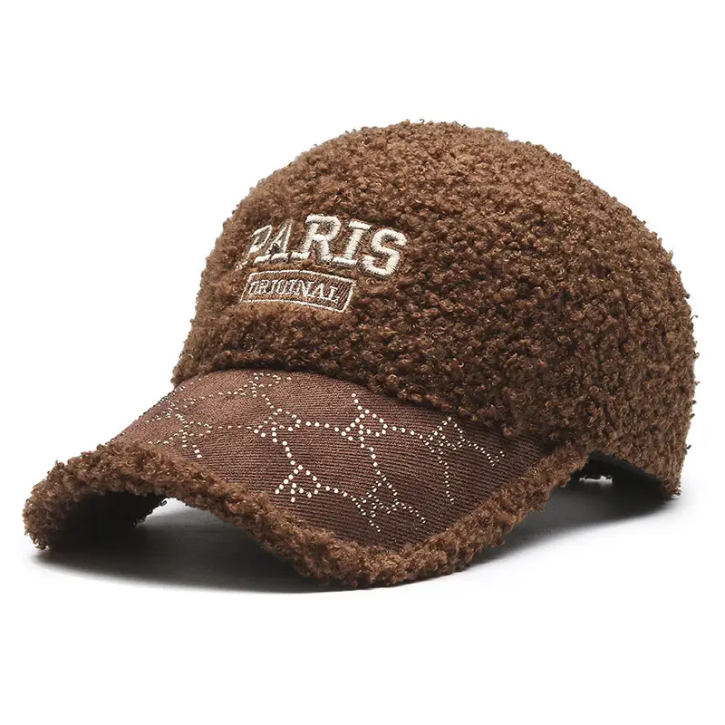 Winter Women's Embroidered Kimono Cap Warm Sunhat