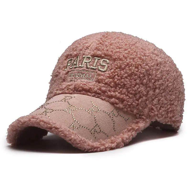 Winter Women's Embroidered Kimono Cap Warm Sunhat