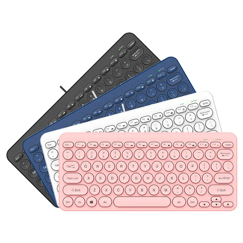 Notebook External K380 Keyboard Retro Round Keycap Mute Button Notebook Desktop Universal Neutral Keyboard