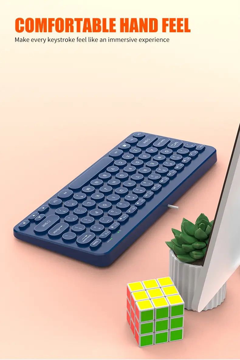 Notebook External K380 Keyboard Retro Round Keycap Mute Button Notebook Desktop Universal Neutral Keyboard — feature 22