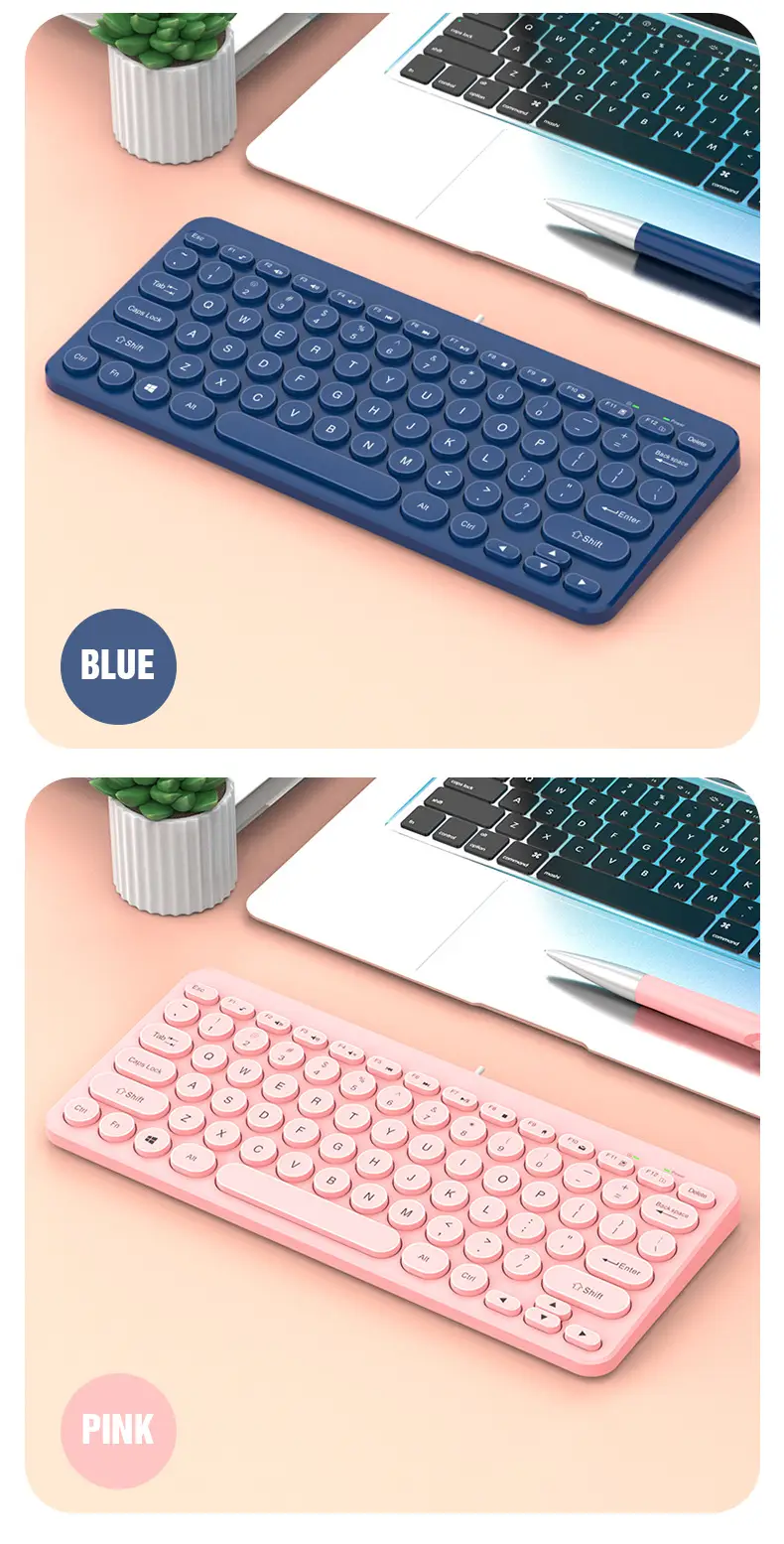 Notebook External K380 Keyboard Retro Round Keycap Mute Button Notebook Desktop Universal Neutral Keyboard — feature 26