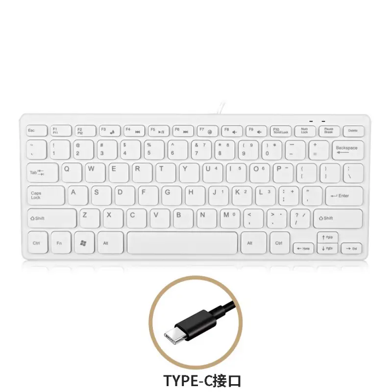 Notebook External K380 Keyboard Retro Round Keycap Mute Button Notebook Desktop Universal Neutral Keyboard