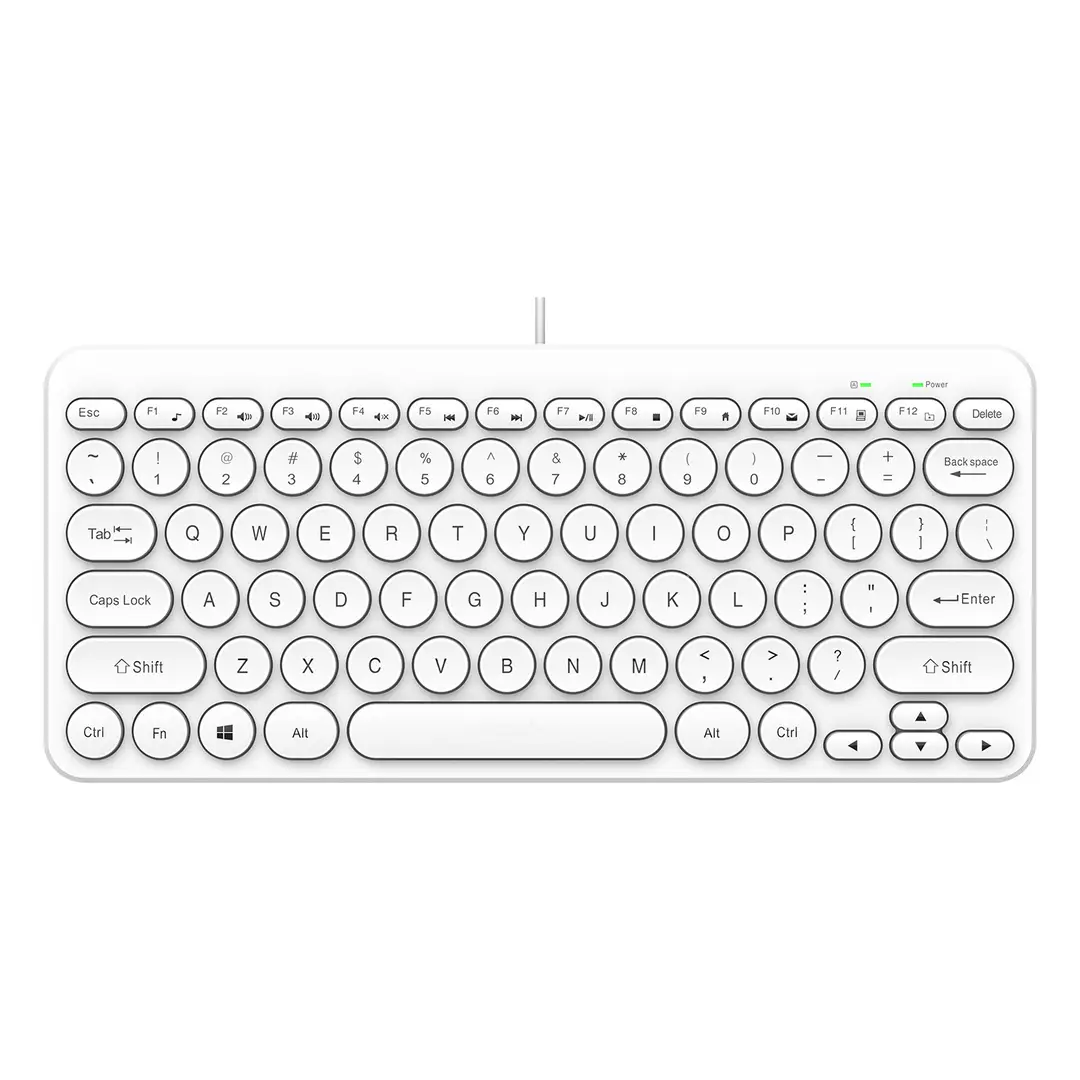 Notebook External K380 Keyboard Retro Round Keycap Mute Button Notebook Desktop Universal Neutral Keyboard