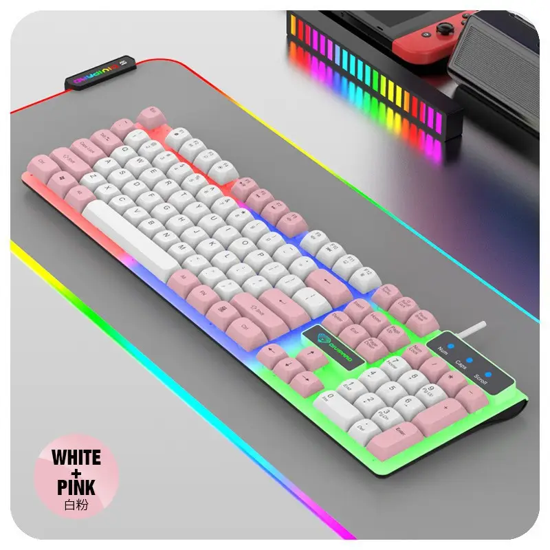 Notebook External K380 Keyboard Retro Round Keycap Mute Button Notebook Desktop Universal Neutral Keyboard