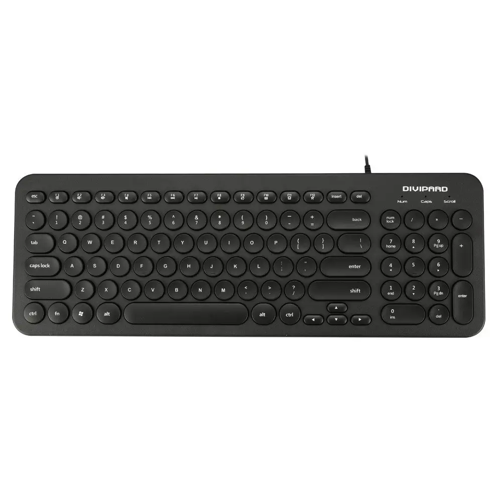 Notebook External K380 Keyboard Retro Round Keycap Mute Button Notebook Desktop Universal Neutral Keyboard