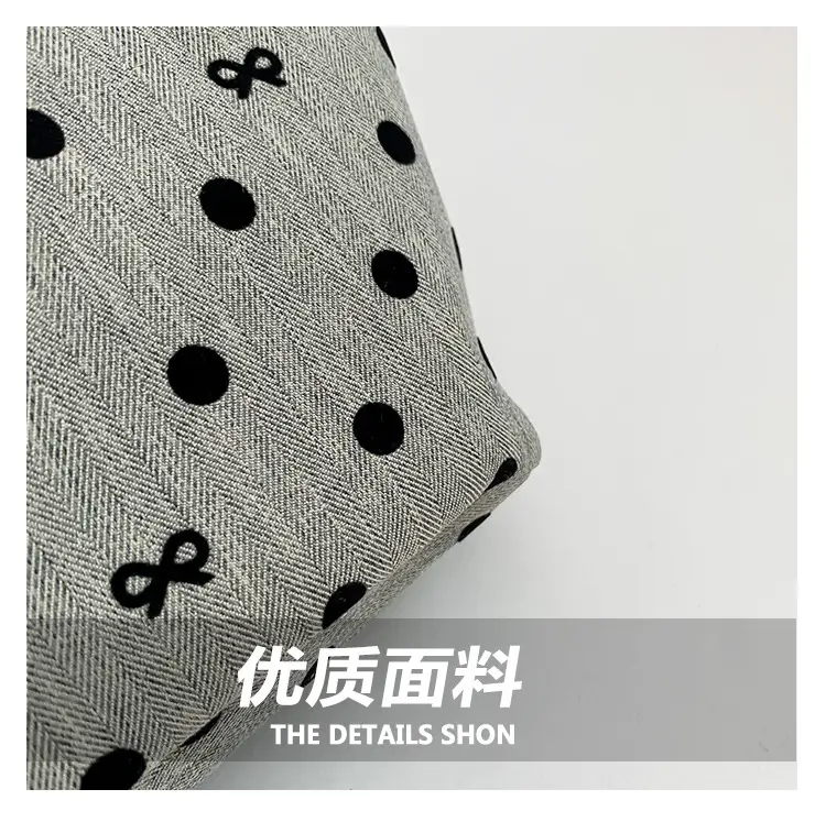 Women's Bow Shoulder Bag with Polka Dot Design — feature 6