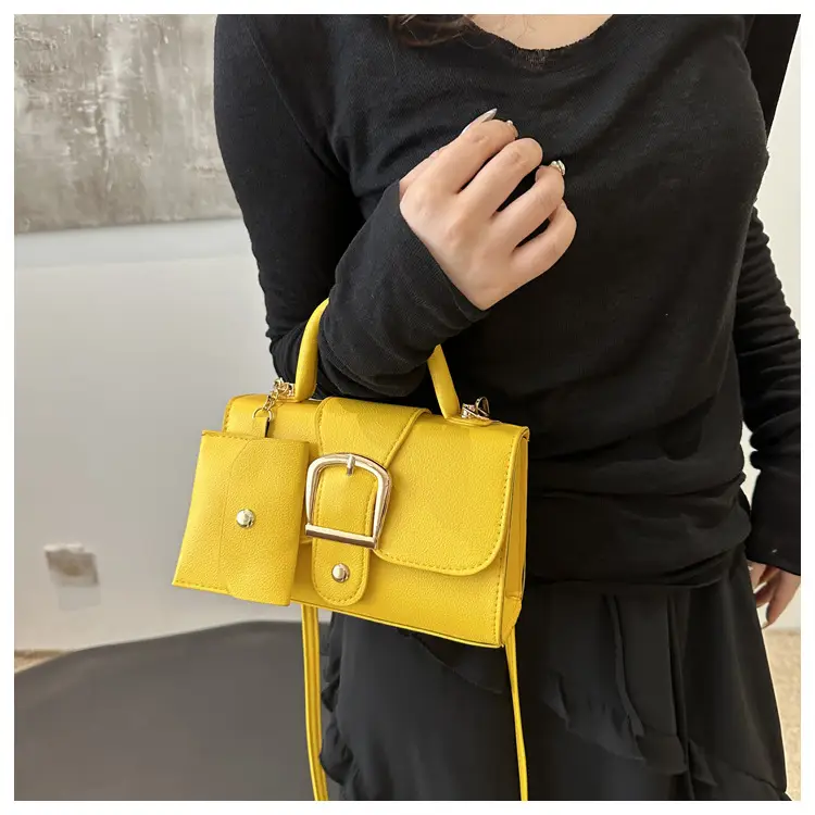 Black Small Square Handbag for Women — feature 26