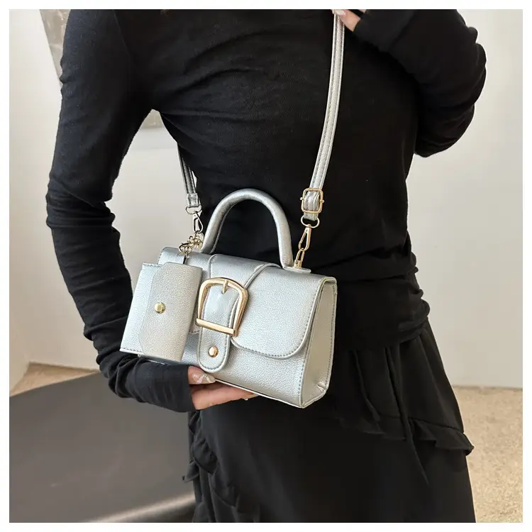 Black Small Square Handbag for Women — feature 29