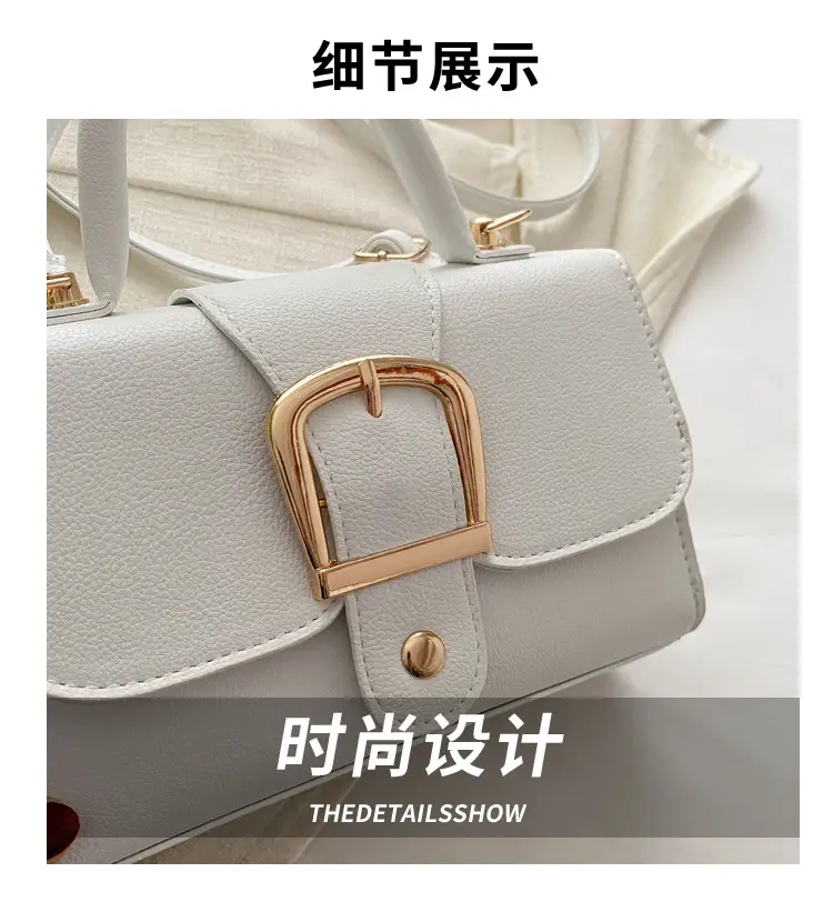 Black Small Square Handbag for Women — feature 3