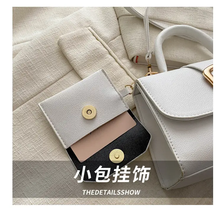 Black Small Square Handbag for Women — feature 4
