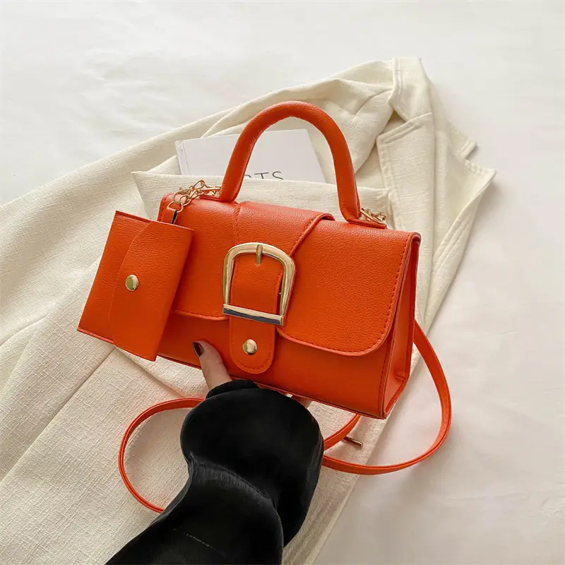 Black Small Square Handbag for Women - Image 5