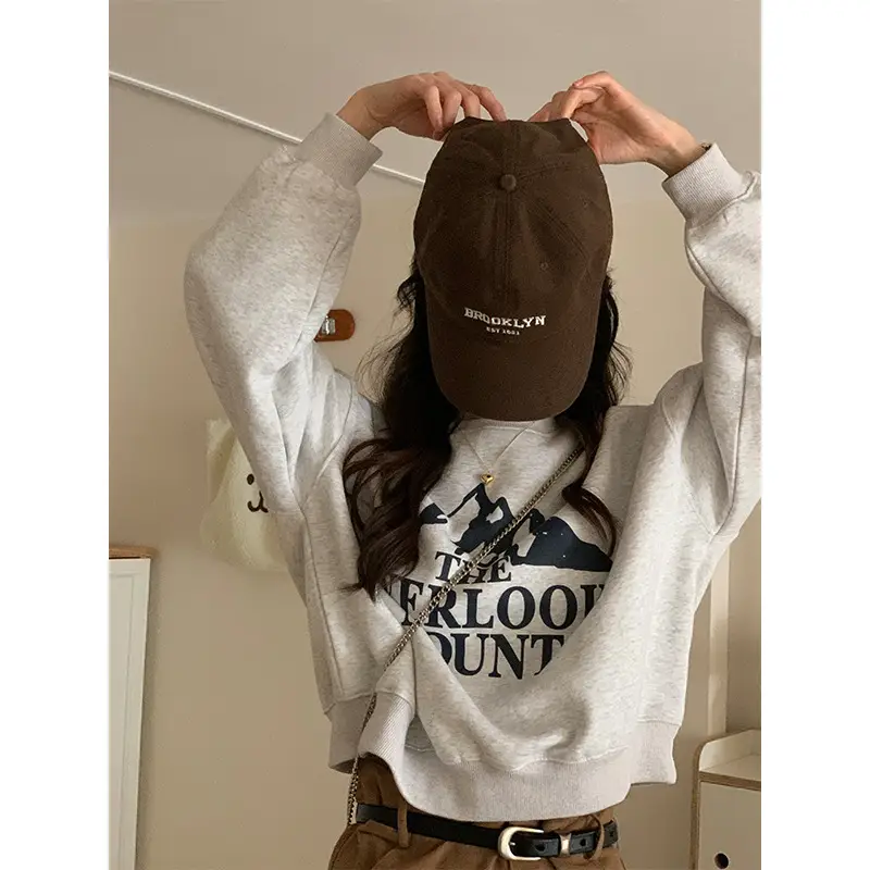 Women's Brooklyn Navy Cap Extra Large Wide Brim - Image 7