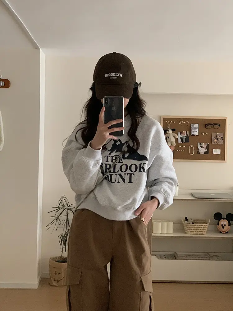 Women's Brooklyn Navy Cap Extra Large Wide Brim — feature 22