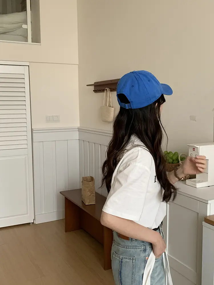 Women's Brooklyn Navy Cap Extra Large Wide Brim — feature 34