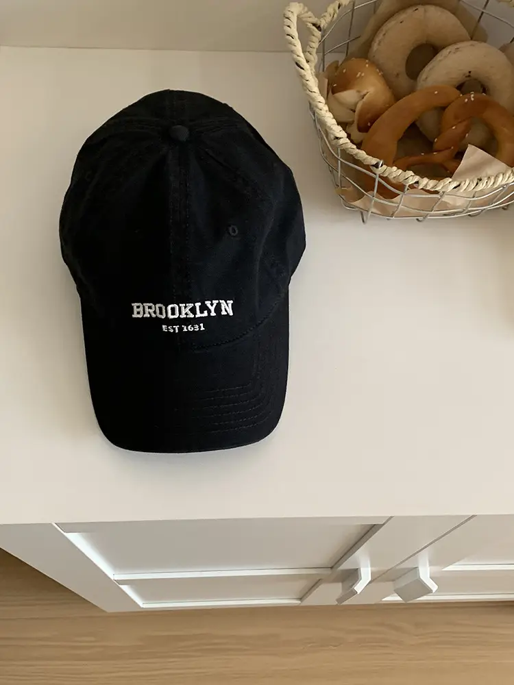 Women's Brooklyn Navy Cap Extra Large Wide Brim - Image 3