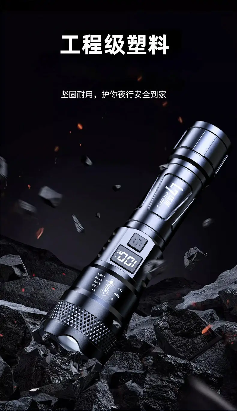 18650 Mini Zoom Flashlight Outdoor Rechargeable β feature 11