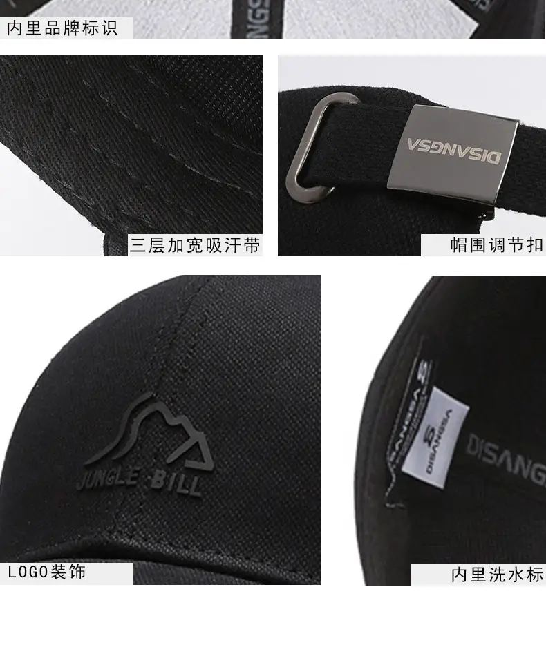 Men's Black Anti-Sweat Sweat Cap — feature 13