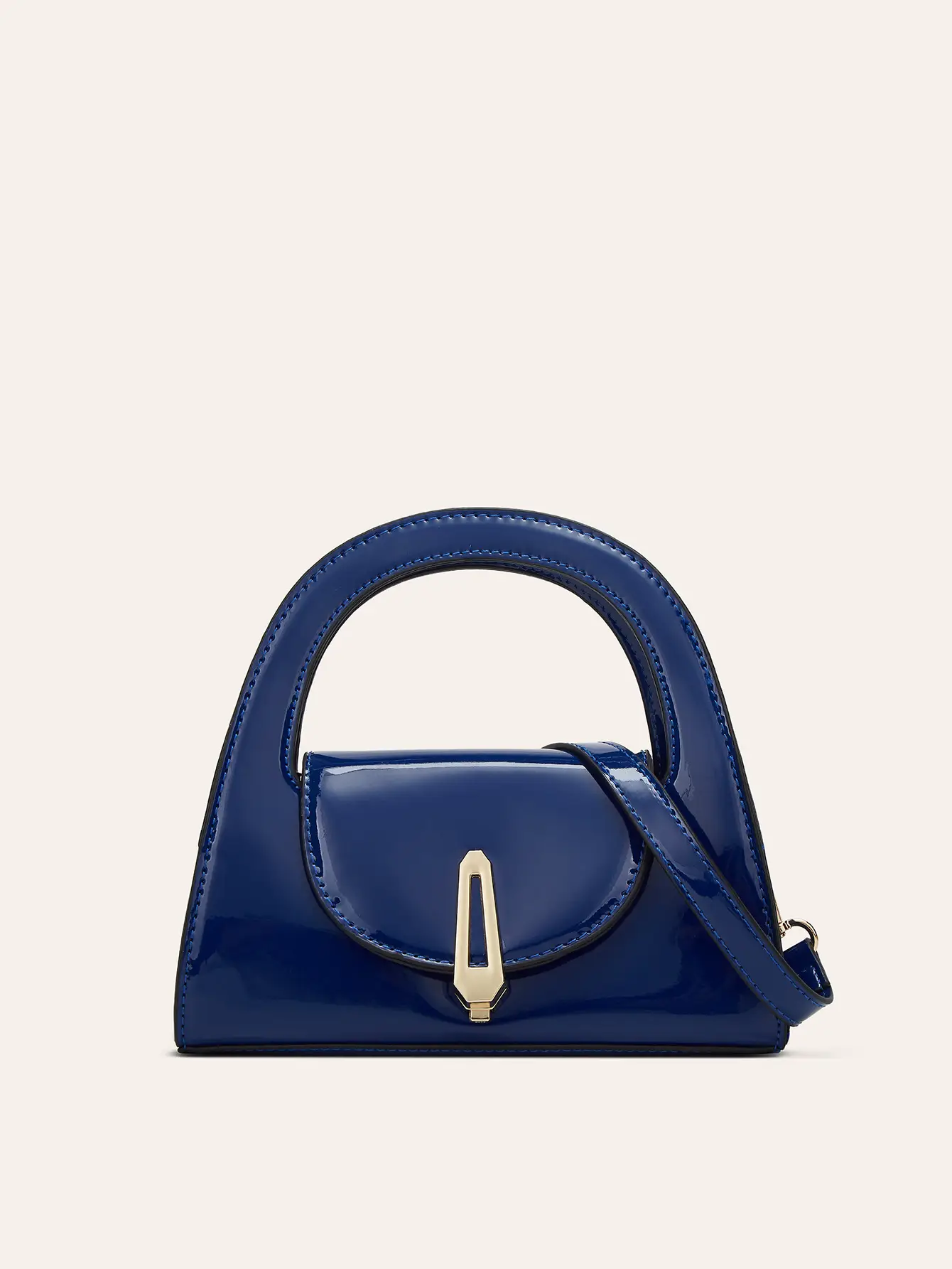 2025 Patent Leather Glossy Women's Bag Black