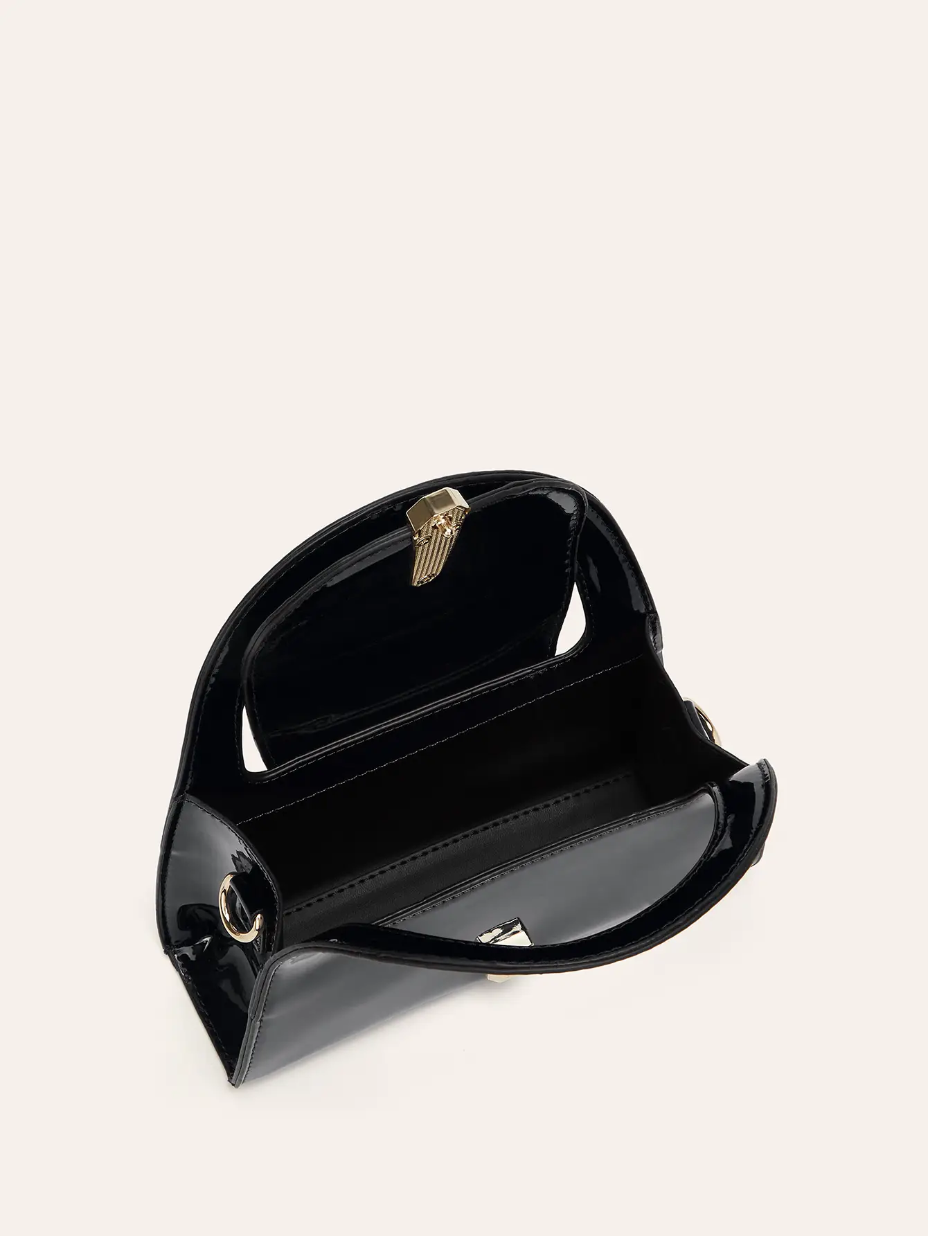 2025 Patent Leather Glossy Women's Bag Black — feature 6