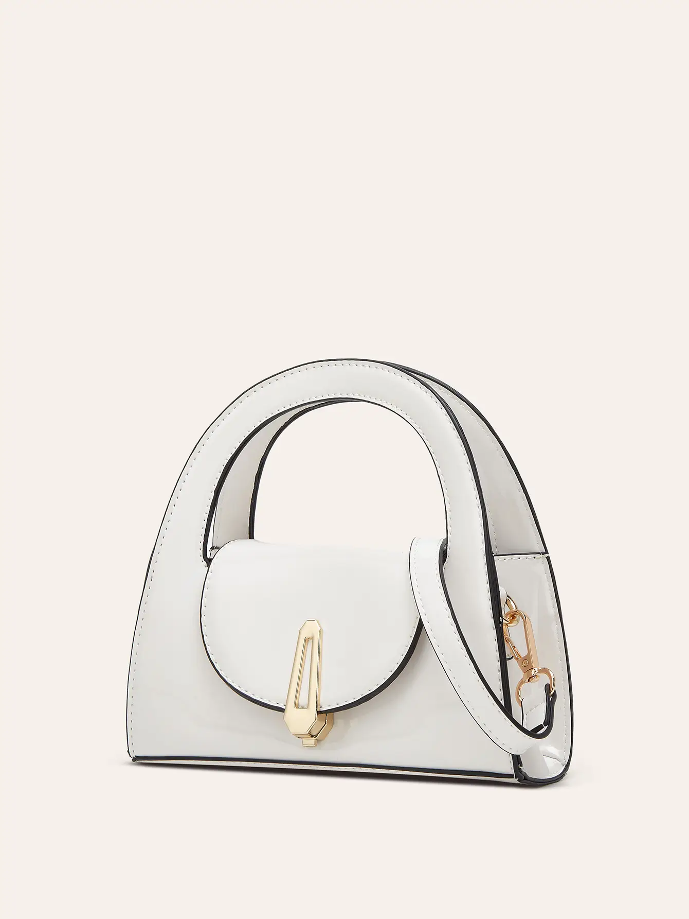 2025 Patent Leather Glossy Women's Bag Black — feature 8