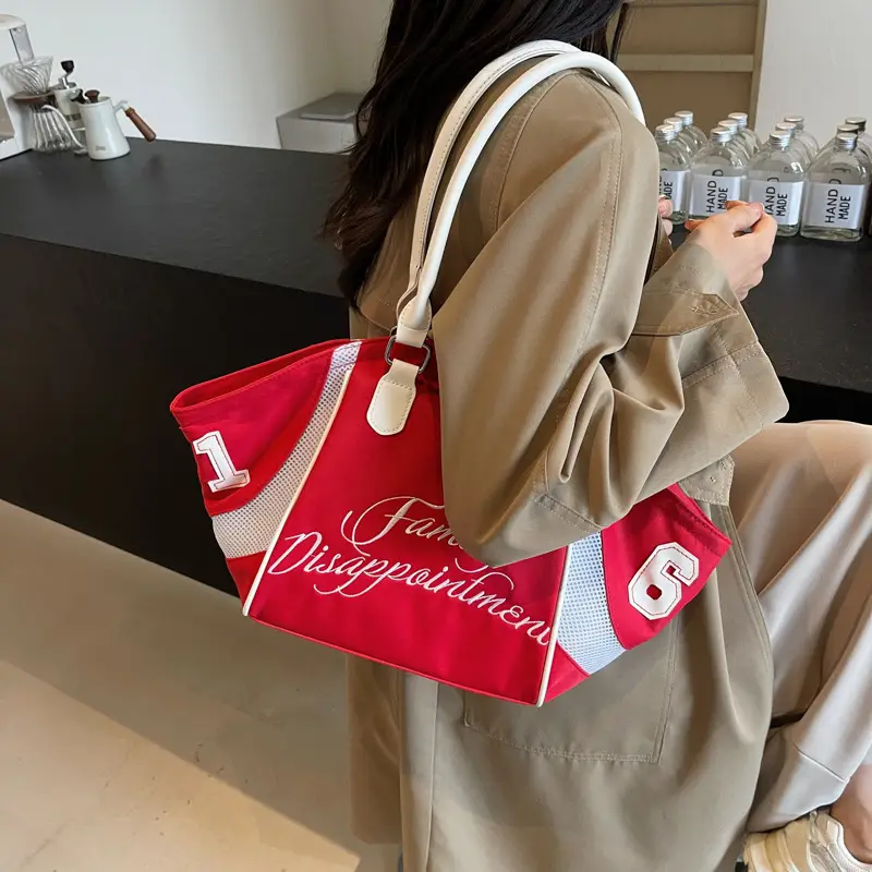 White Embroidered Shoulder Crossbody Bag for Women - Image 6