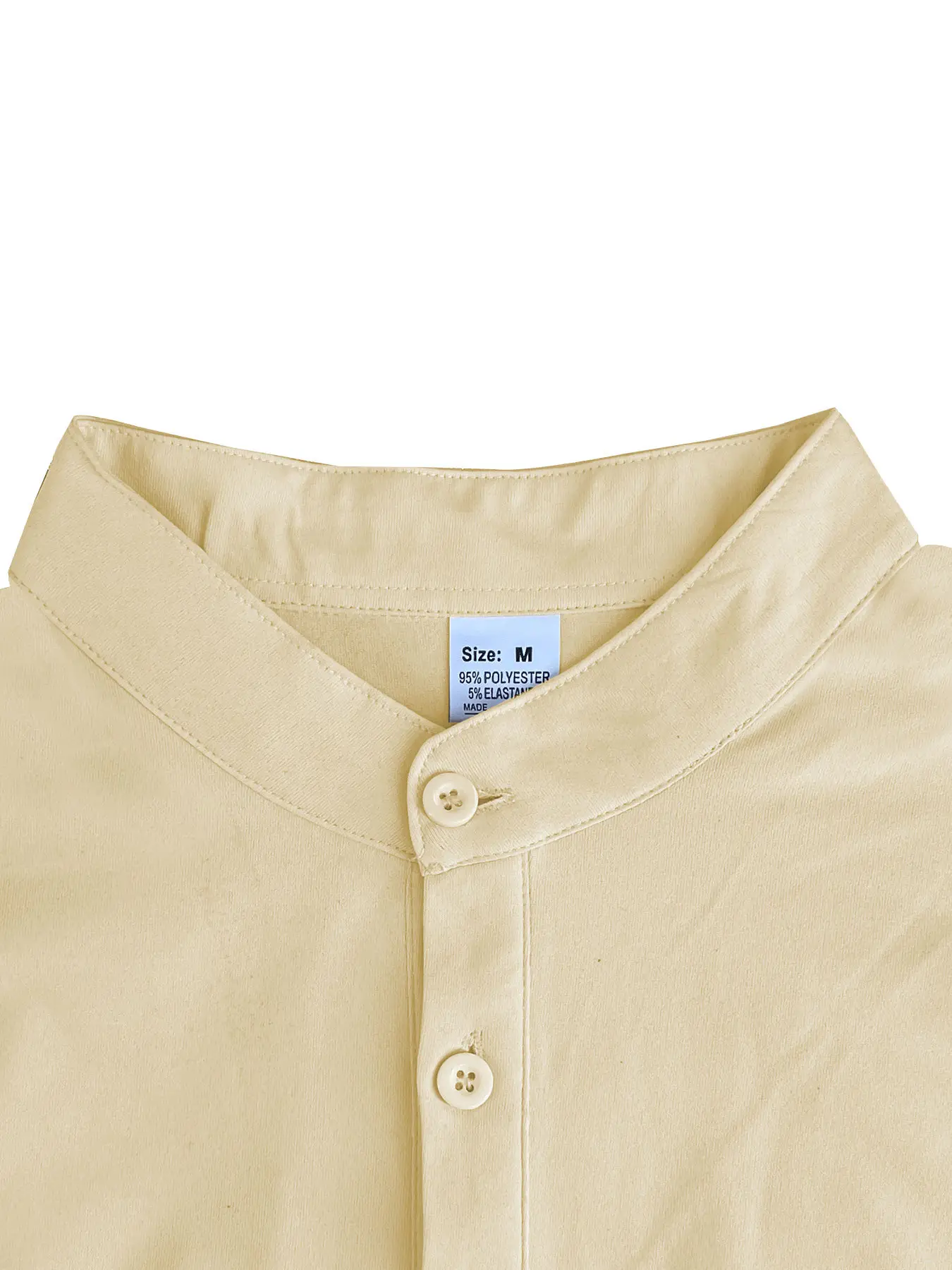 Men Light Blue Striped Half Cardigan Button Top T-Shirt 2026 — feature 15