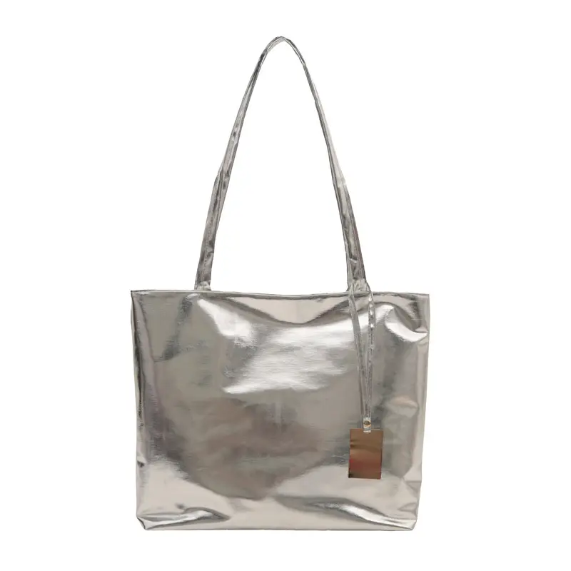 Laser Green Shoulder Tote Bag with Handle