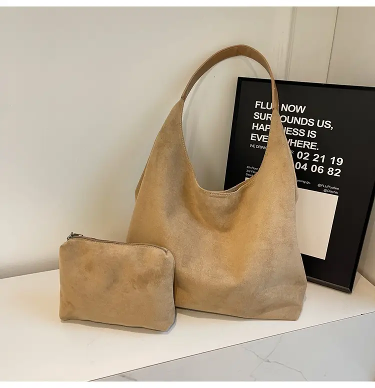 Vintage Soft Suede Shoulder Bag Women Large Capacity — feature 21