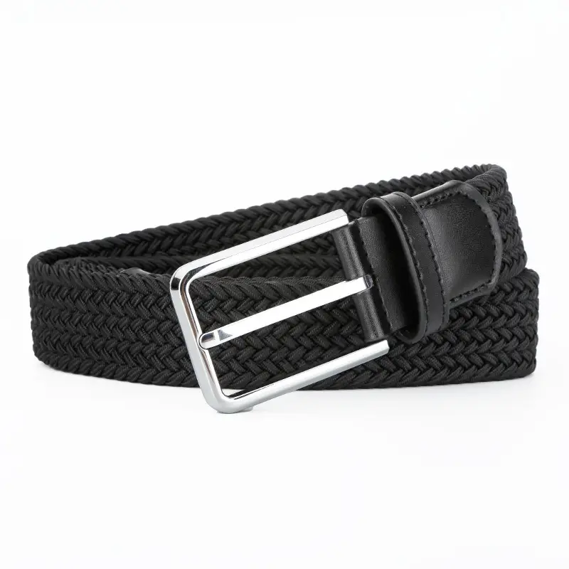 Men's All-Match Woven Belt with Pin Buckle - Image 9