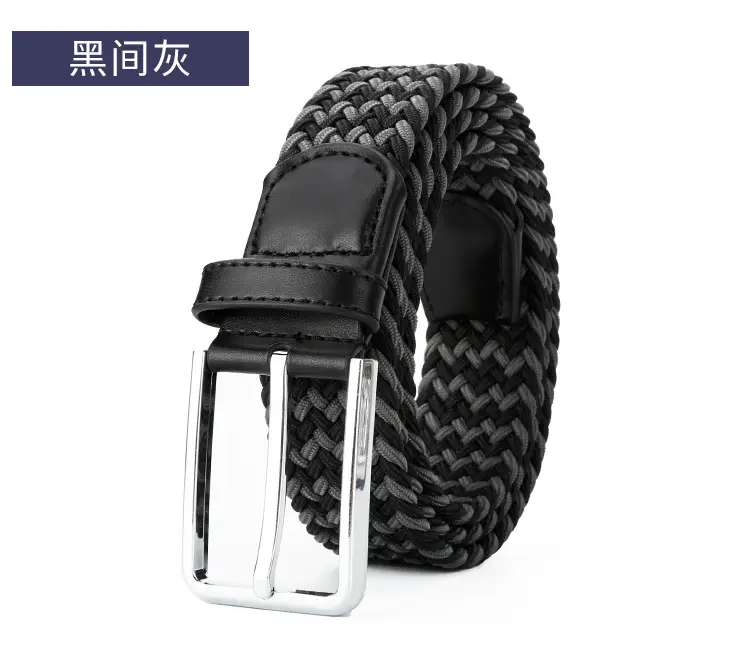 Men's All-Match Woven Belt with Pin Buckle — feature 19