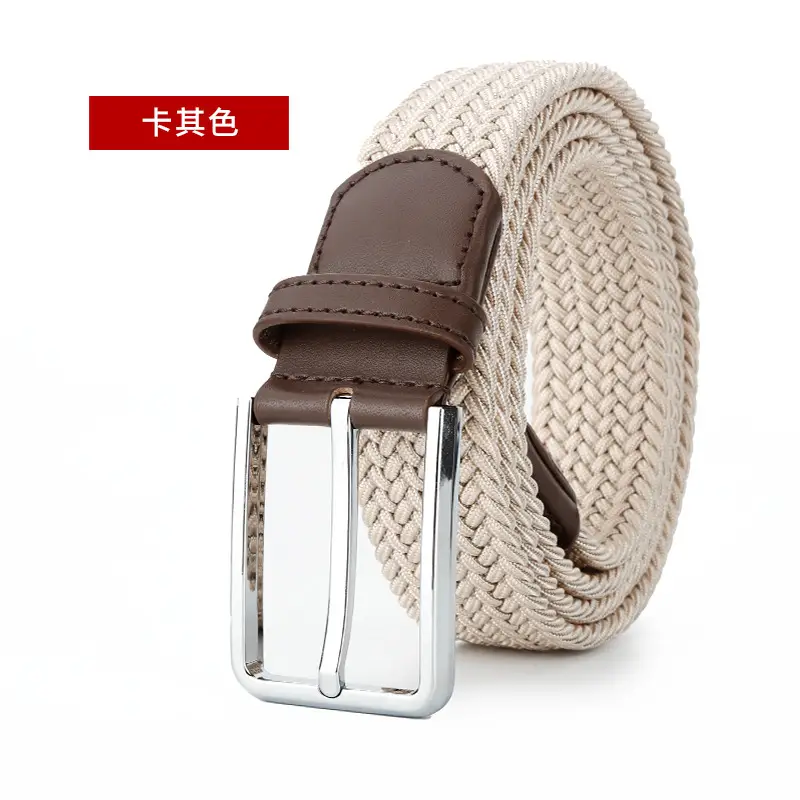 Men's All-Match Woven Belt with Pin Buckle - Image 4