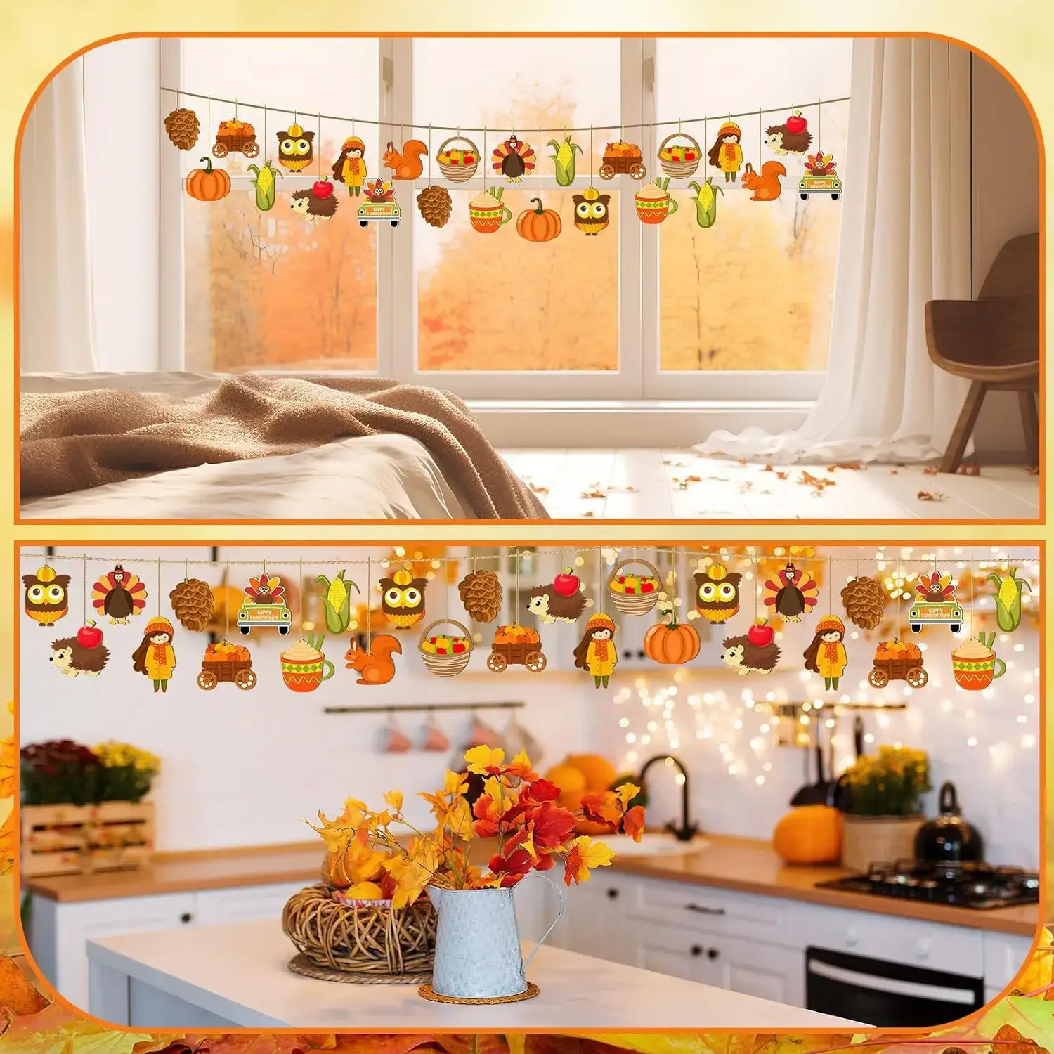 Autumn Wooden Decorations for Home Thanksgiving Tree Ornaments — feature 11