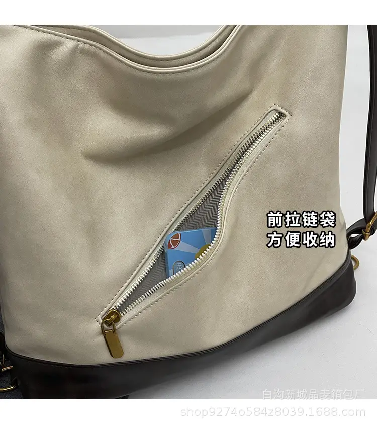 Retro Black Shoulder Bag for Women Large Capacity — feature 4