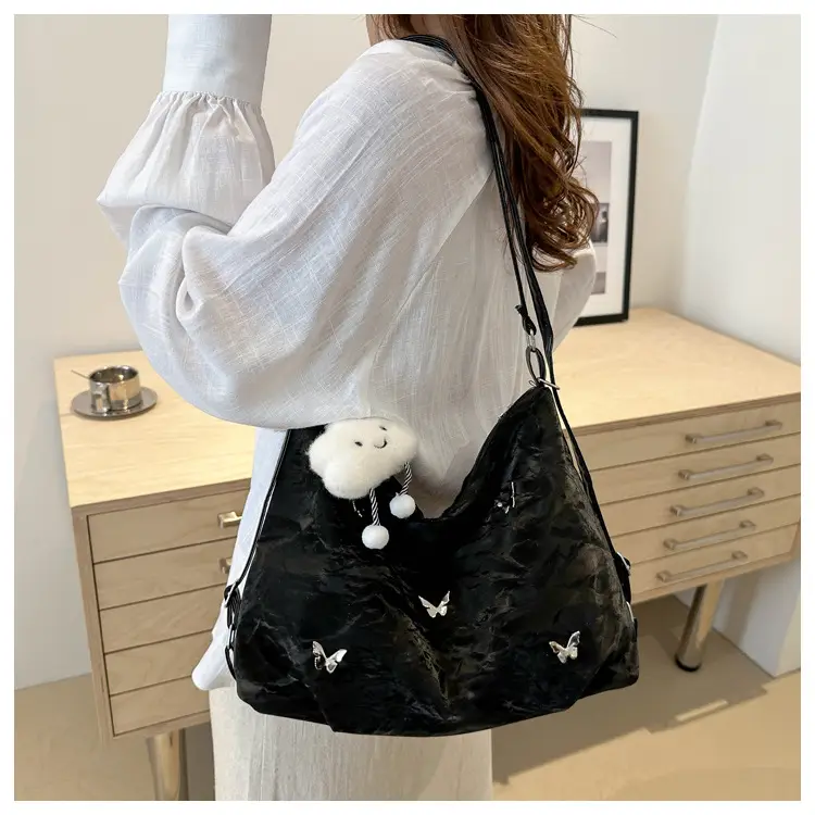 Women's Gold Embroidered Shoulder Crossbody Bag — feature 23