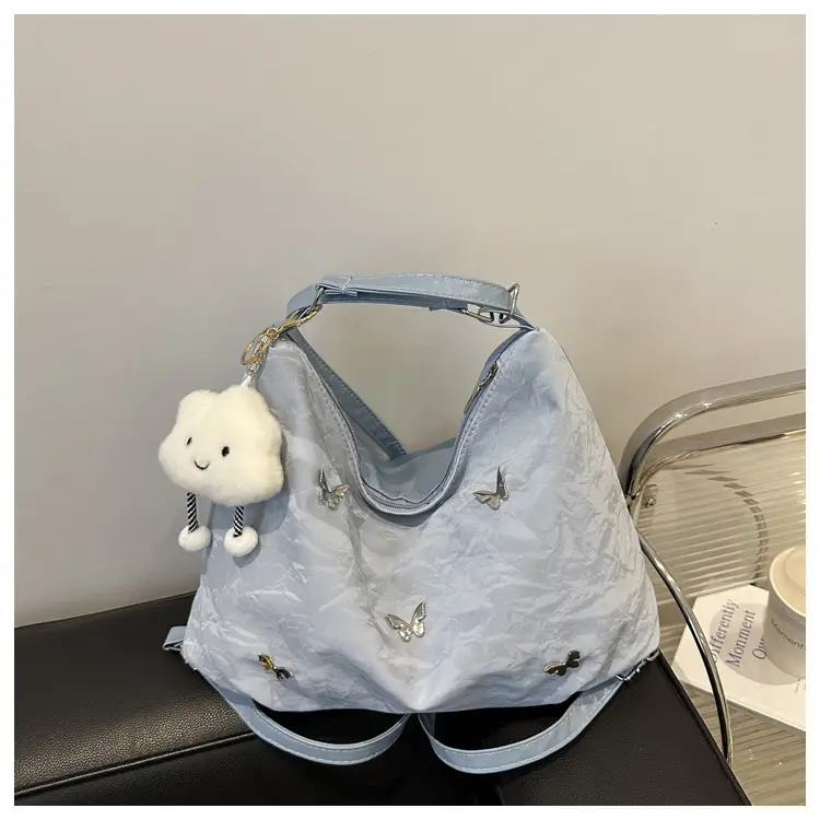Women's Gold Embroidered Shoulder Crossbody Bag - Image 3