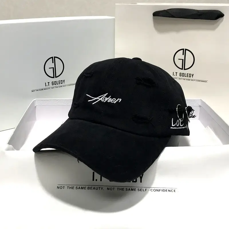 Men's Spring Cap with Letter Embroidery Beige - Image 2