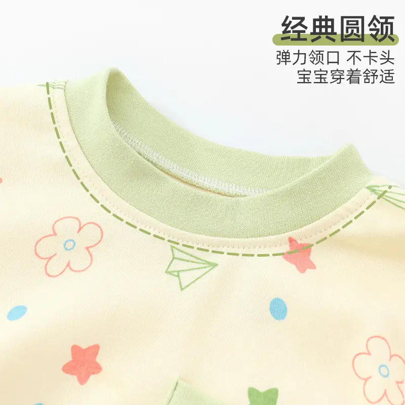 Newborn Baby Cotton Long Sleeve Top Blue Print