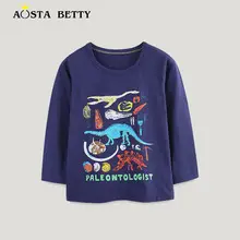 2026 Boys Long Sleeve Printed T-Shirt Yellow — feature 29