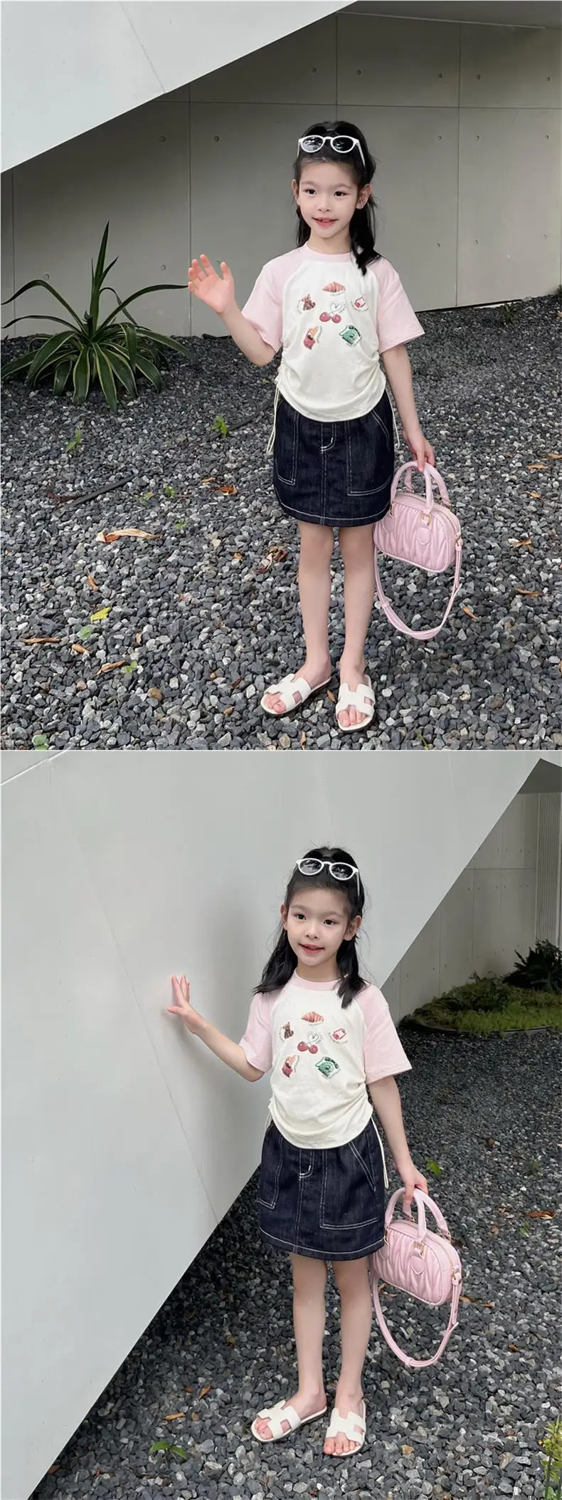 Black Pleated Shoulder Bag for Girls Princess Design — feature 9