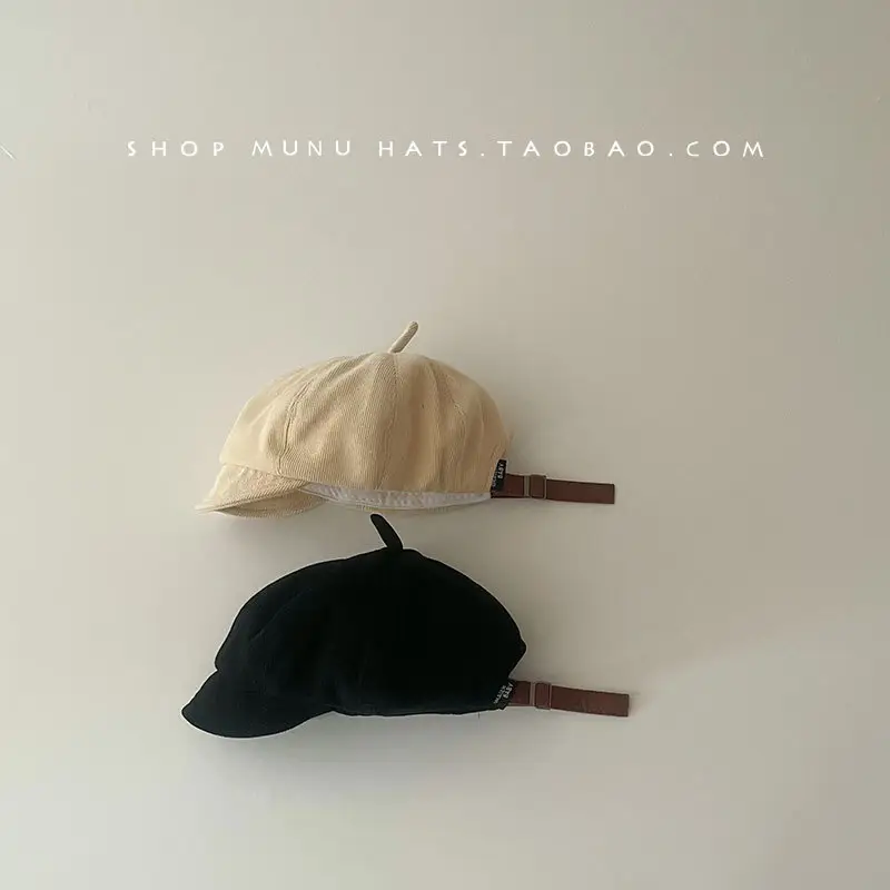Beige Octagonal Baby Cap for Men Women — feature 11