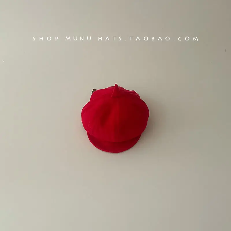 Beige Octagonal Baby Cap for Men Women — feature 21