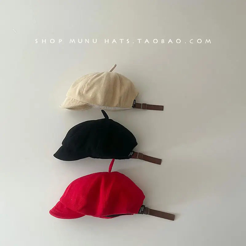 Beige Octagonal Baby Cap for Men Women — feature 7