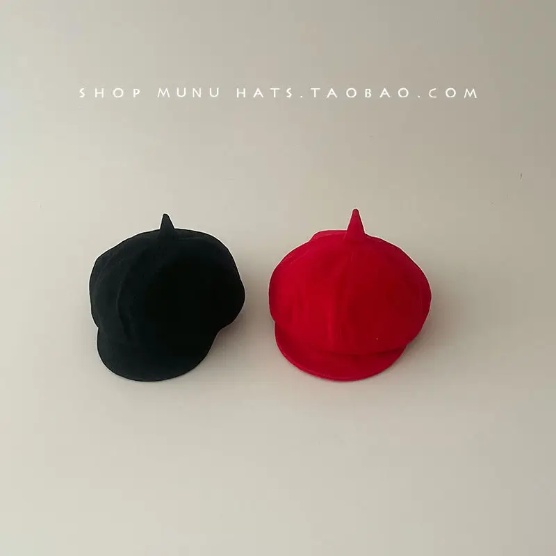 Beige Octagonal Baby Cap for Men Women — feature 9