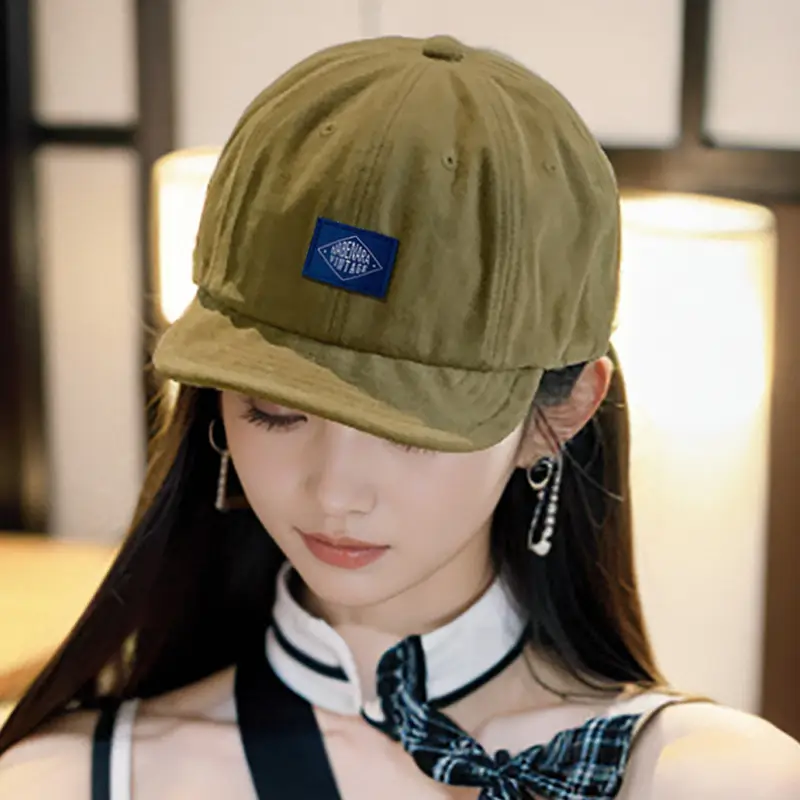 Women Soft Brimmed Baseball Cap American Style Spring Autumn - Image 9