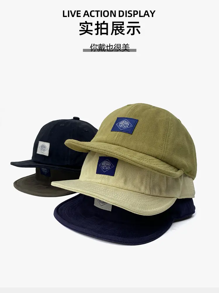 Women Soft Brimmed Baseball Cap American Style Spring Autumn — feature 12