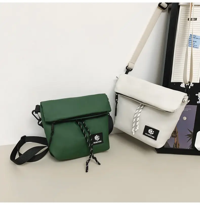 Japanese Casual Crossbody Bag for Men Women Black — feature 27