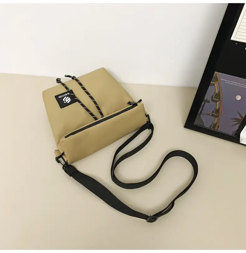 Japanese Casual Crossbody Bag for Men Women Black — feature 36