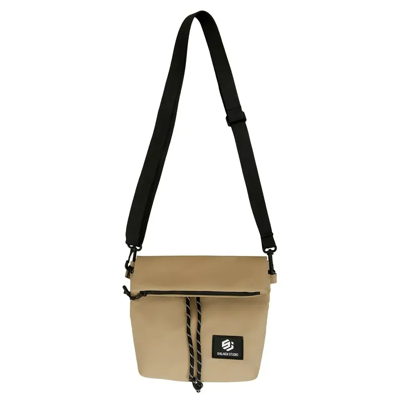Japanese Casual Crossbody Bag for Men Women Black