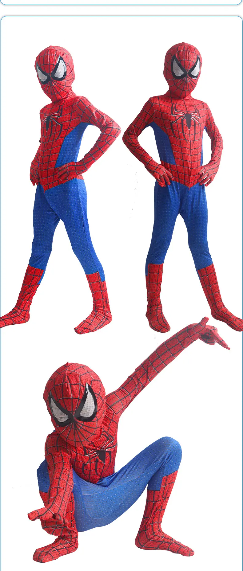 Spider-Man Tight Expedition Adult cosplay Anime Costume Halloween Kids Miles Body Clothes — feature 7